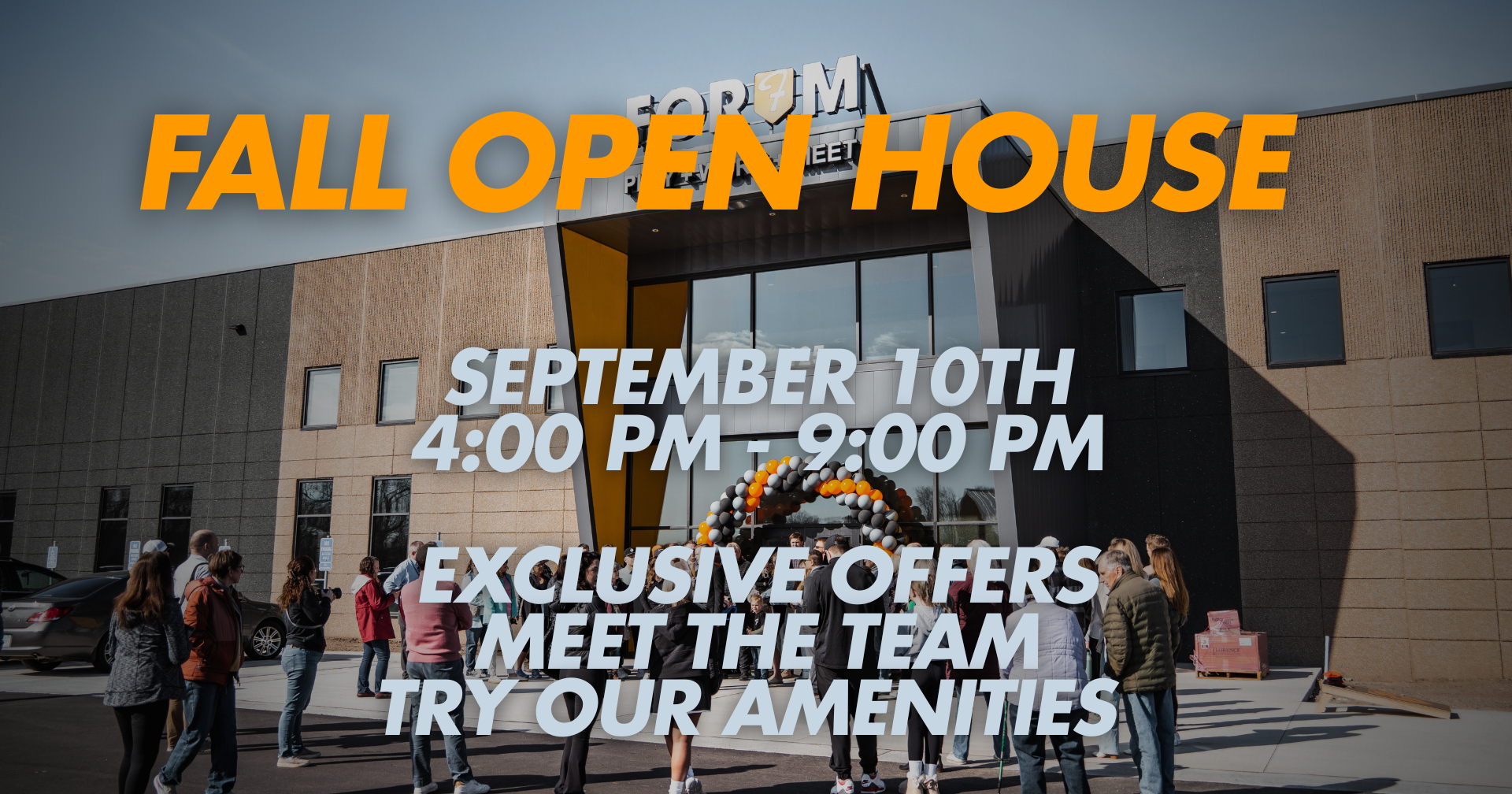 Fall Open House | Thursday September 10th